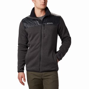 Columbia Canyon Point™ Full Zip Sweater Skinna Herr Svarta (PJXZD0496)